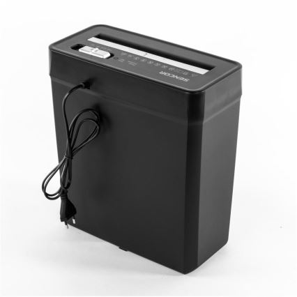 Sencor - Uničevalnik papirja A4 glasnost 10 l 190W/230V črna