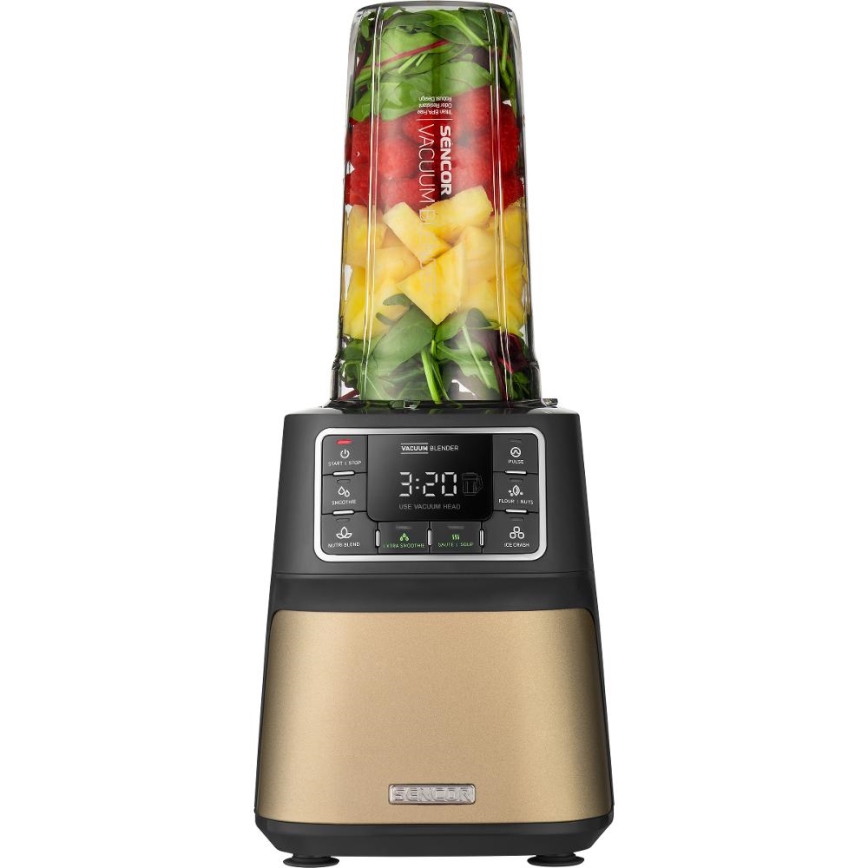Sencor - Vakuumski namizni mešalnik 1500W/230V zlata
