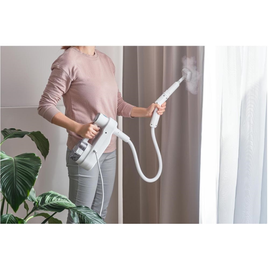 Sencor - Večnamenska parna krpa 2v1 1500W/230V IPX4 bela