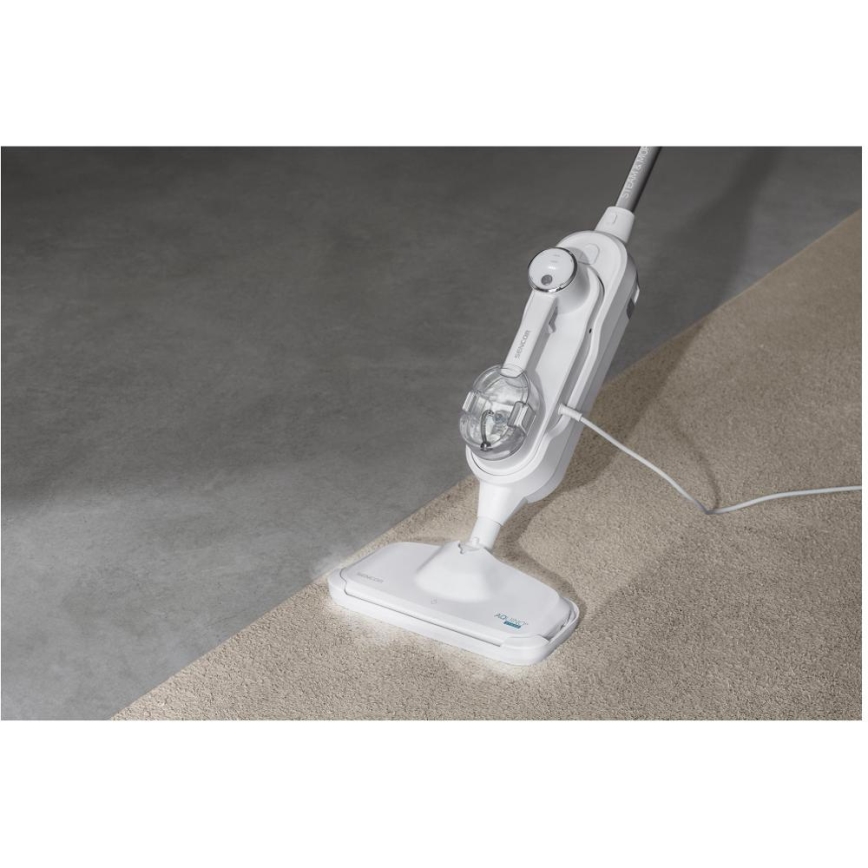 Sencor - Večnamenska parna krpa 2v1 1500W/230V IPX4 bela