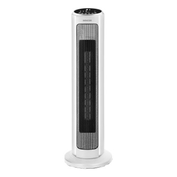 Sencor - Ventilator s keramičnim grelcem 2200W/230V Wi-Fi bela + daljinski upravljalnik
