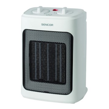 Sencor - Ventilator s keramičnim grelnikom 900/1300/2000W/230V bela