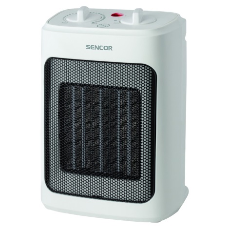 Sencor - Ventilator s keramičnim grelnikom 900/1300/2000W/230V bela