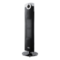 Sencor - Ventilator s keramičnim grelnim telesom 1300/2500W/230V, črn + daljinski upravljalnik