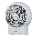 Sencor - Ventilator z grelnim elementom 1200/2000W/230V bela