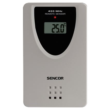 Sencor - Vremenska postaja z barva LCD display, budilka in projektor 2xAA + 2xAAA