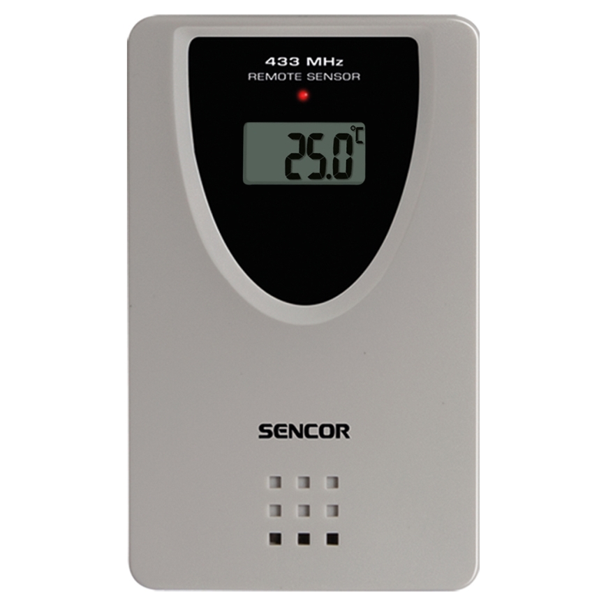 Sencor - Vremenska postaja z barva LCD display, budilka in projektor 2xAA + 2xAAA