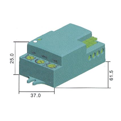 Senzor gibanja mikrovalovni MW B 360° 1200W/230V bela