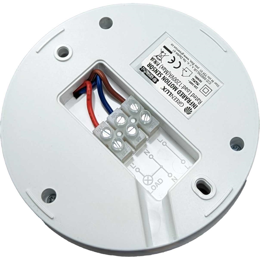 Senzor gibanja PIR 1200W/230V
