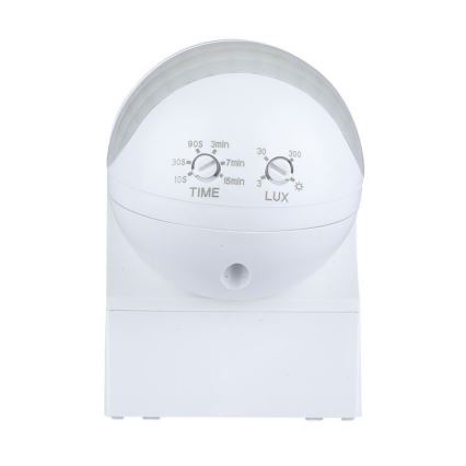 Senzor gibanja PIR 180° 800W/230V IP44 bela
