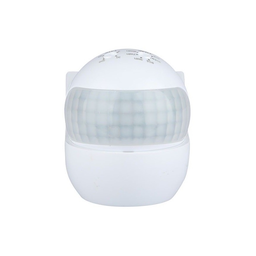 Senzor gibanja PIR 180° 800W/230V IP44 bela