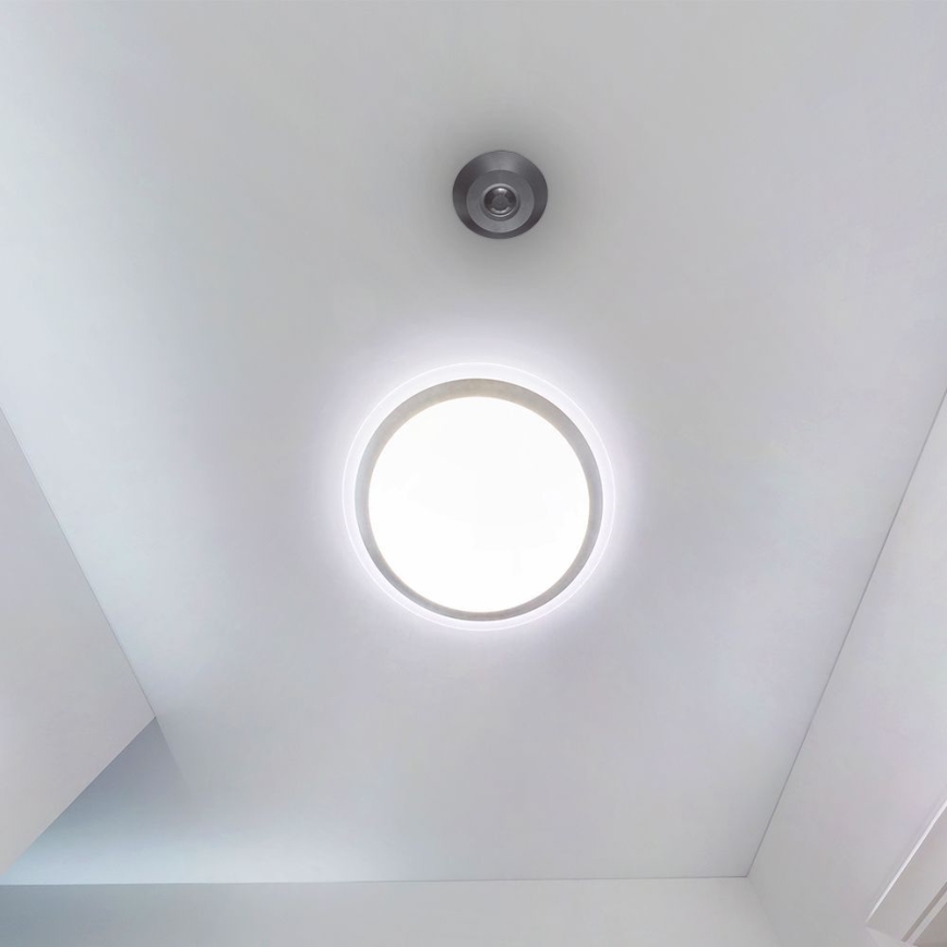 Senzor gibanja stropna PIR 360° 1000W/230V črna