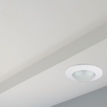 Senzor gibanja vgradni PIR 360° 300W/230V bela
