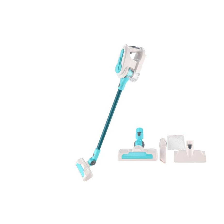 Sesalnik na palico z zvočnimi učinki, deluje na 4 AA baterije.