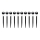SET 10x LED Solarna svetilka LED/0,06W/1,2V 6000K IP44 40 mAh