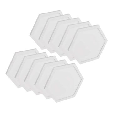 SET 10x RGBIC Zatemnitveni panel LED/1,9W/230V Wi-Fi Tuya