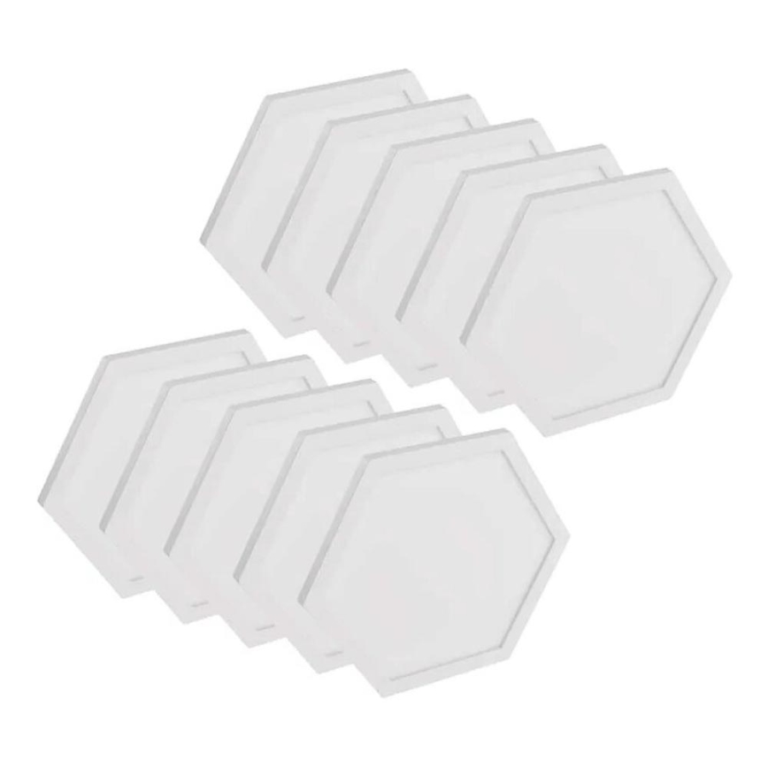 SET 10x RGBIC Zatemnitveni panel LED/1,9W/230V Wi-Fi Tuya