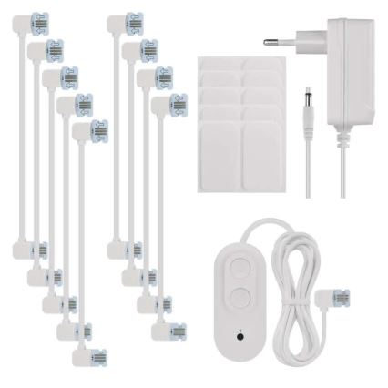 SET 10x RGBIC Zatemnitveni panel LED/1,9W/230V Wi-Fi Tuya