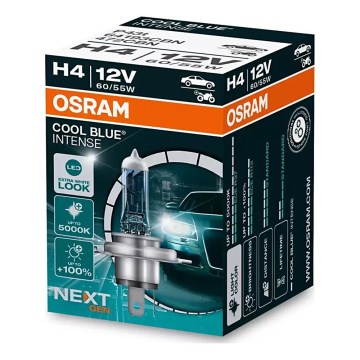 SET 2x Avto žarnica COOL MODRA H4 P43t/60/55W/12V 5000K - Osram