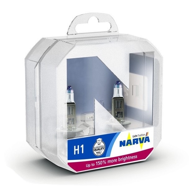 SET 2x Avto žarnica H1 P14,5s/55W/12V - Narva 48068RPNVAS2