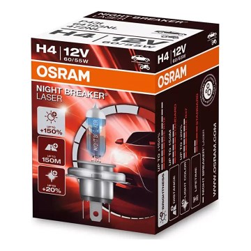 SET 2x Avto žarnica NIGHT BREAKER H4 P43t/60/55W/12V 3900K - Osram