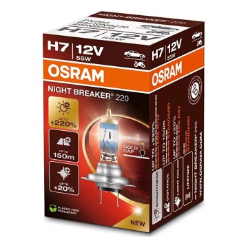 SET 2x Avto žarnica NIGHT BREAKER H7 PX26d/55W/12V - Osram