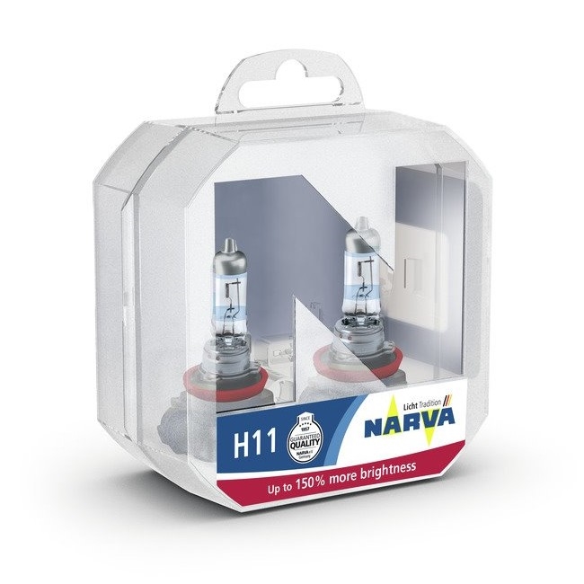 SET 2x Avtomobilska žarnica H11 PGJ19-2/55W/12V - Narva 48101RPNVAS2