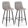 SET 2x Barski stol HOKER 105x44 cm siva