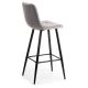 SET 2x Barski stol HOKER 105x44 cm siva