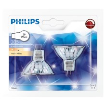 SET 2x Industrijska halogenska žarnica GU5,3/20W/12V 3000K - Philips