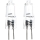 SET 2x Industrijska žarnica G4/20W/12V 2700K - Aigostar