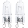SET 2x Industrijska žarnica G9/25W/230V 2700K - Aigostar