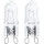 SET 2x Industrijska žarnica G9/25W/230V 2700K - Aigostar