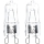 SET 2x Industrijska žarnica G9/40W/230V 2700K - Aigostar