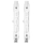 SET 2x Industrijska žarnica J78 R7s/80W/230V 2900K - Aigostar