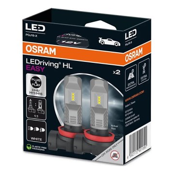 SET 2x LED Avto žarnica H8/H11/H16 PGJ19-X/8,2W/12V 6000K - Osram