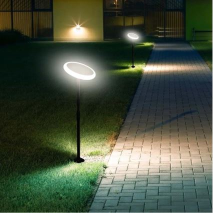 SET 2x LED Nastavljiv solarna svetilka GARDEN LED/3W/5V 42-80 cm 4000K IP65