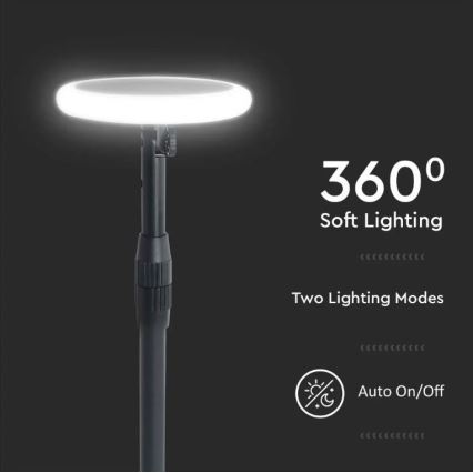 SET 2x LED Nastavljiv solarna svetilka GARDEN LED/3W/5V 42-80 cm 4000K IP65