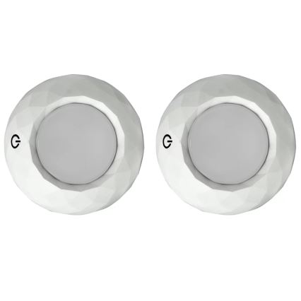 SET 2x LED Orientacijska svetilka na dotik LED/4,5V/3xAAA