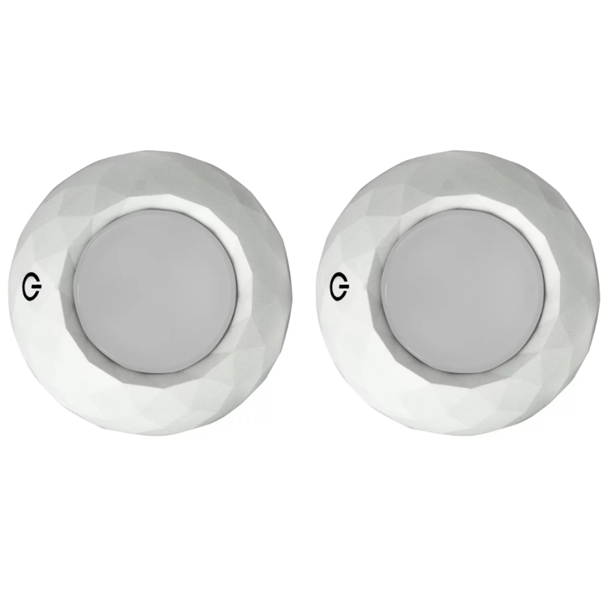 SET 2x LED Orientacijska svetilka na dotik LED/4,5V/3xAAA