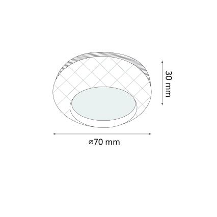 SET 2x LED Orientacijska svetilka na dotik LED/4,5V/3xAAA