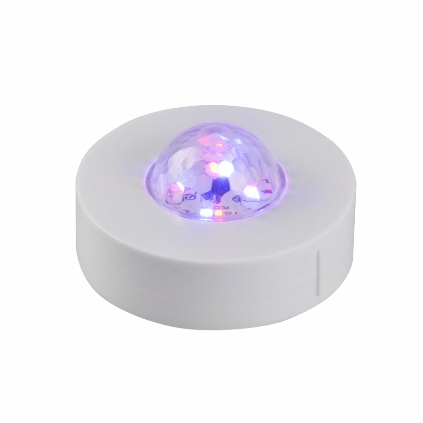 SET 2x LED RGB Zatemnitven dekorativna svetilka FESTA 3xAAA/4,5V + Daljinski upravljalnik