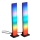 SET 2x LED RGB Zatemnitvena namizna svetilka GAMER LED/5W/5V + Daljinski upravljalnik