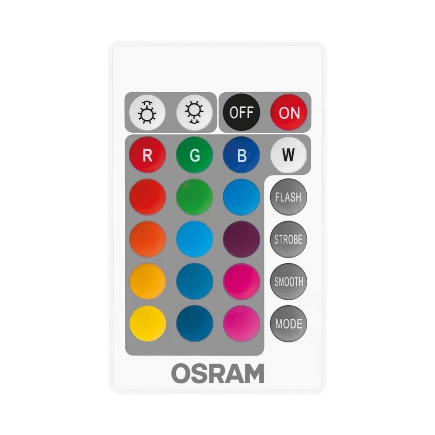 SET 2x LED RGBW Zatemnitvena žarnica B38 E14/4,9W/230V 2700K + Daljinski upravljalnik - Osram