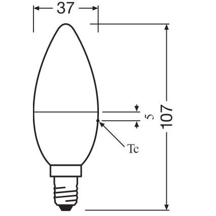 SET 2x LED RGBW Zatemnitvena žarnica B38 E14/4,9W/230V 2700K + Daljinski upravljalnik - Osram