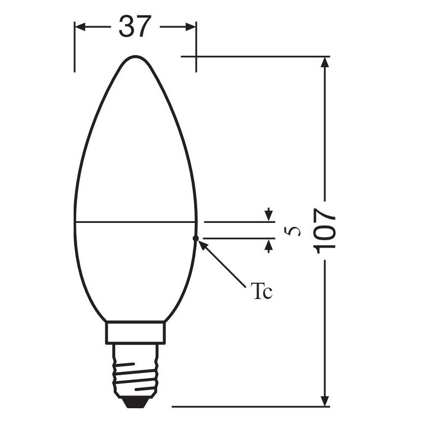 SET 2x LED RGBW Zatemnitvena žarnica B38 E14/4,9W/230V 2700K + Daljinski upravljalnik - Osram