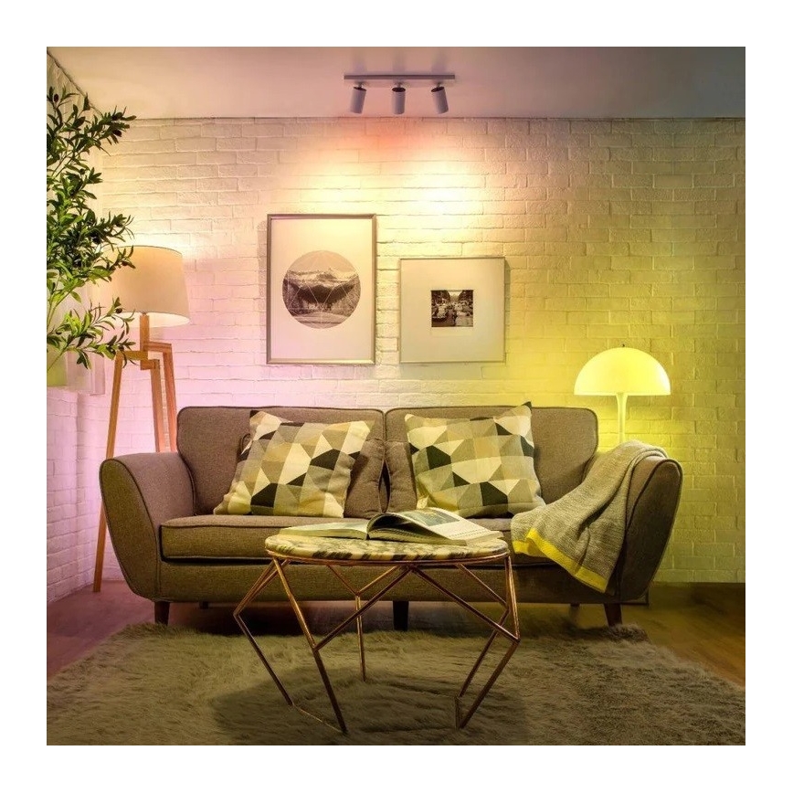 SET 2x LED RGBW Zatemnitvena žarnica GU10/6,5W/230V 2200-6500K Wi-Fi + DU - WiZ