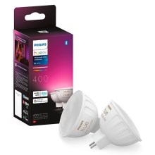 SET 2x LED RGBW Zatemnitvena žarnica Philips Hue White And Color Ambiance GU5,3/MR16/6,3W/12V 2000-6500K