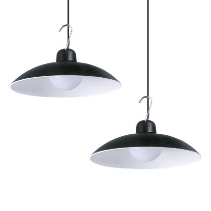 SET 2x LED Solarna viseča svetilka s senzorjem za mrak LED/6W/3,7V 2000 mAh IP44 + Daljinski upravljalnik