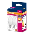 SET 2x LED Žarnica B38 E14/7,5W/230V 3000K - Osram